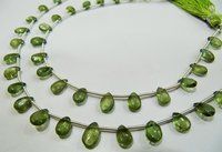 AAA Quality Natural Green Apatite Gemstone Pear Shape  beads