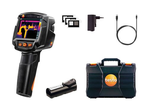testo 868 Thermal Imager - 150x90x50mm Black, 240x180 Resolution, ±2°C Accuracy | Portable, Easy Operation, USB Interface