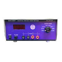 Digital Micro Ohm Meter Machine Weight: 2  Kilograms (Kg)