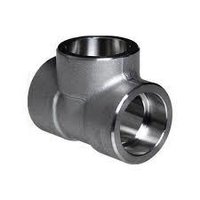 Silver Carbon Steel Equal Tee