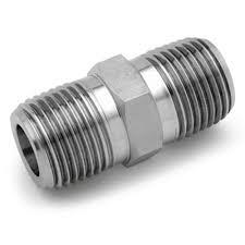 Silver Carbon Steel Nipple