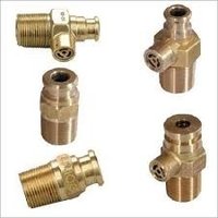 Cylinder Valves - Durable Metal With Thread Valve | Golden Finish, Industrial Use, 1-year Warranty, New Condition