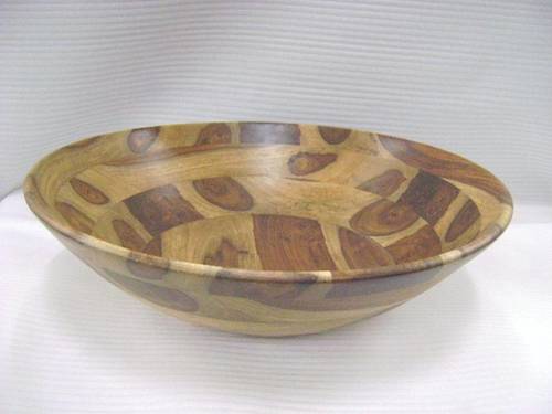 WOODEN DEEP BOWL TAPERED