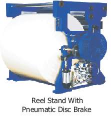 Pneumatic Disk Brake Reel Stand