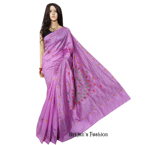 Kantha Casual Silk Sarees