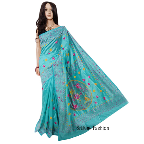 Gujrathi Art Silk Sarees