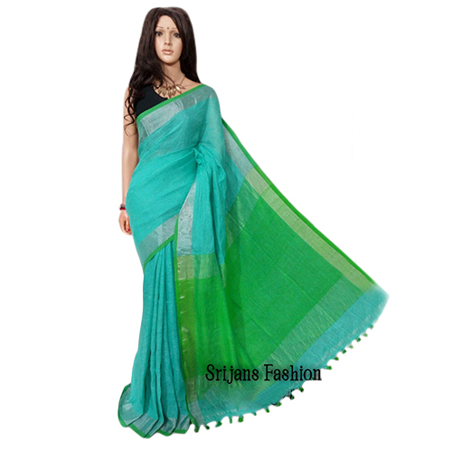 Linen Handloom Saree