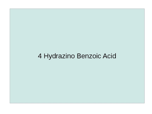 4 Hydrazino Benzoic Acid