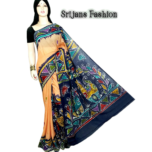 Pure Malmal Batik Sarees
