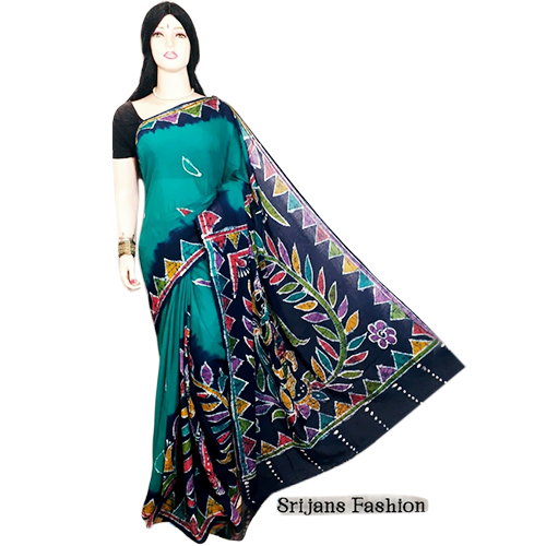 Trendy Malmal Batik Sarees