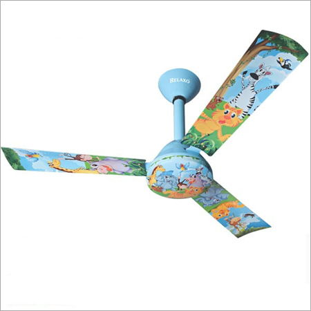Jungle Them Relaxo Blue Ceiling Fan