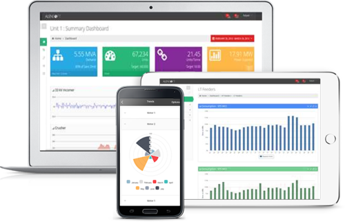 Alensoft - Dark Gray Cloud-Based Software Platform, Encrypted Data Security | Cost Reduction, Resource Control, Data Analysis, Energy Savings, Efficiency Gains