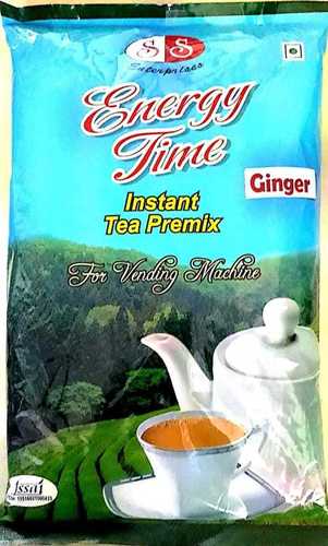 Instant Tea Premix (Ginger) - Solid Extract, 1kg Pack Size | Black Color, Easy to Prepare, Masala Variety, Shelf Life 12 Months