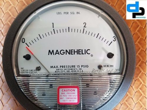 Dwyer 2203 Magnehelic Differential Pressure Gauge 0-3 PSI