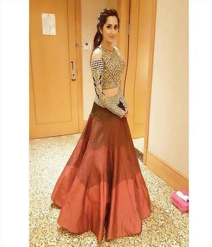 Coffee Party Wear Lehenga