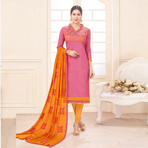 Pink & Orange Fashionable Suit