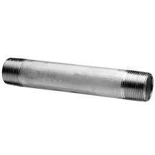 Stainless Steel Swage Nipple - Female Connection, Round Shape, ASTM Standard | Durable Stainless Steel Construction for Reliable Performance