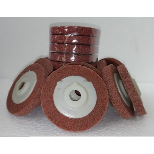 Pure White Woolen Wheel - 4 Inch 13MM | Industrial Usage, Round Shape