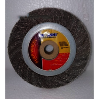 Flap Wheel - Brown, 150x25x15.88 Mm, Grits #60-400 | Flexible Design For Smooth Finishing On Curved Surfaces, Ideal For Metal Finishing