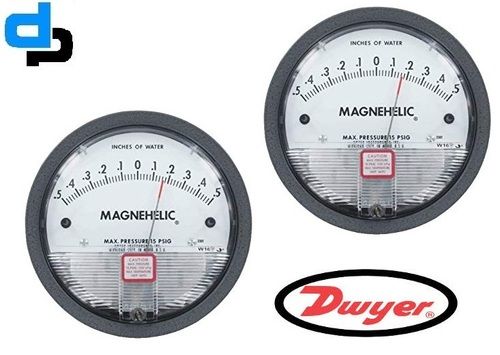 Dwyer USA Model 2300-00 Magnehelic Gage Range 0.125-0-0.125 Inch WC