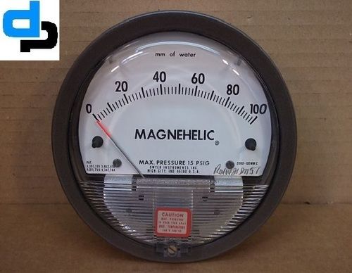 Dwyer USA Model 2100 Magnehelic Gage Range 0-100 Inch WC