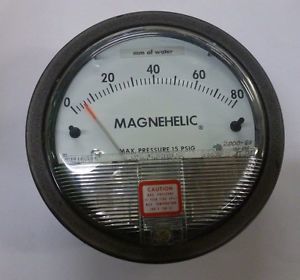 Dwyer 2000-80CM Magnehelic Differential Pressure Gauge