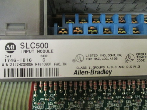 ALLEN BRADLEY SLC  500 1746-IB16