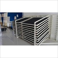 Tiles Display sliding racks