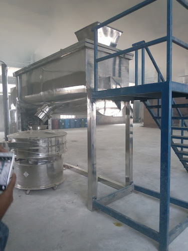 Ribbon Blender - Stainless Steel, U-Type Tank 3x5x8 Yard | 50 kg to 2 Ton Capacity, Water Cooling System, 6-12 Months Warranty