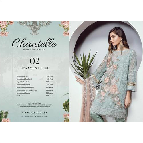 baroque chiffon suits