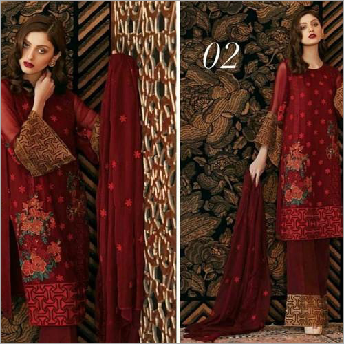 Ladies Chiffon Pakistani Suit