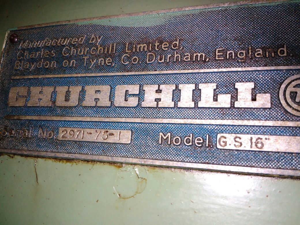 Churchill GS 16 ...420MM Gear Shaver For Sale