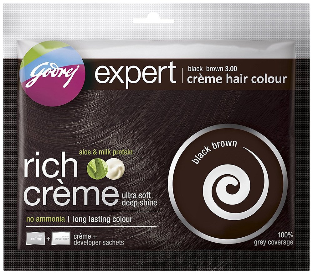 Godrej Expert Rich CrA A"me, Black Brown