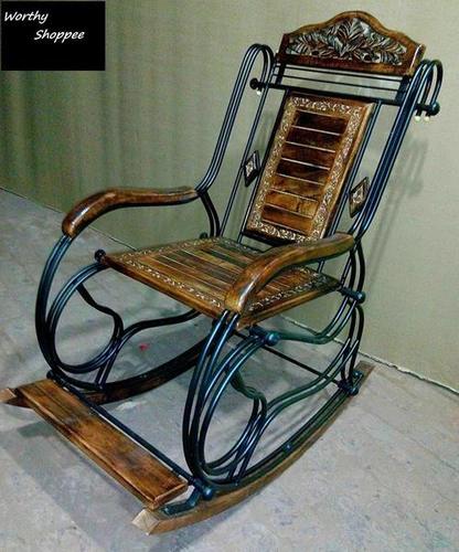 Iron Rocking Chair (Multi-Color) Iron Rocking Chair (Multi-Color)