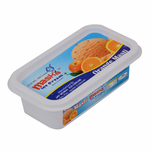 Orange Flavour Ice Cream