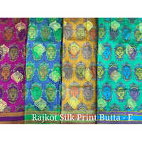 Multi Silk Print Butta Fancy Sarees