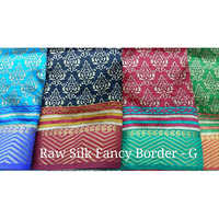 Raw Silk Fancy Border Sarees