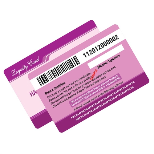 Barcode Card Sample