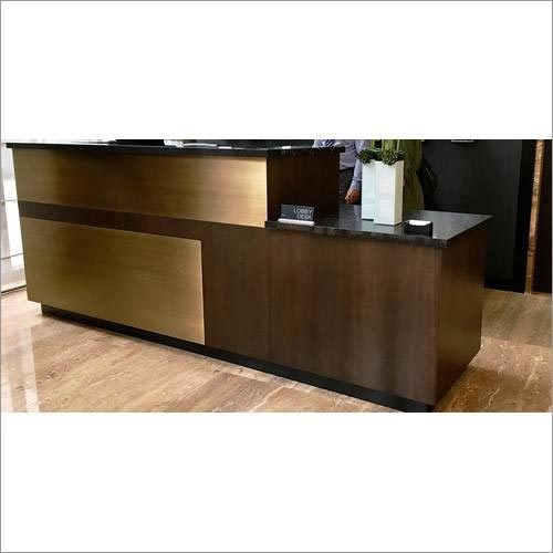Wood Reception Desk