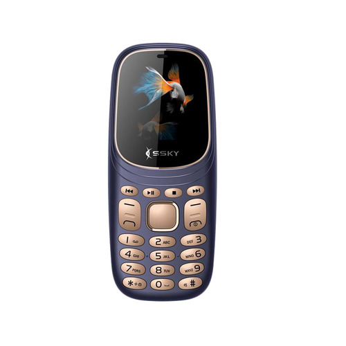 Ssky K7 Pro Feature Phone-Blue Battery Backup: 2 Days