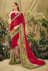 As Shown In The Image Designer Printed Daily Wear Sarees