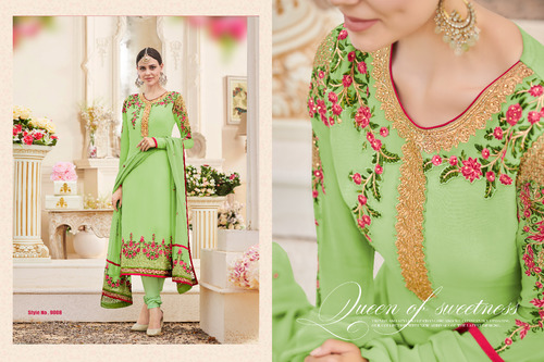 Heavy Embroidery Worked Wedding Wear Suit
