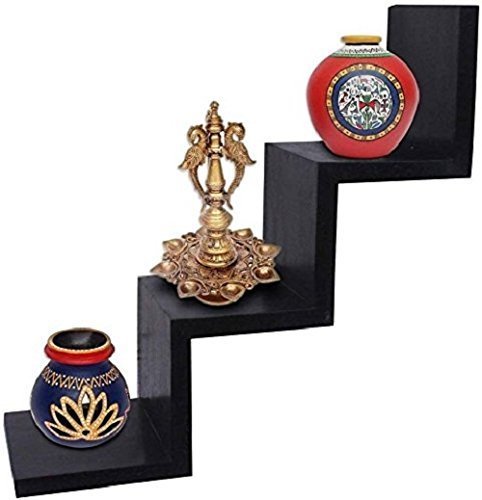 MDF Wall Shelf (Number of Shelves - 3)