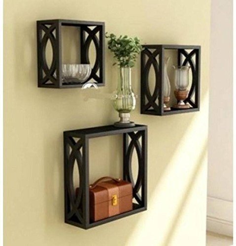 MDF Wall Shelf (Number of Shelves - 3)