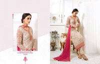Embroidered Georgette Straight Churidar Suit - Full Sleeves, Ethnic Indian Design, Versatile For All Seasons