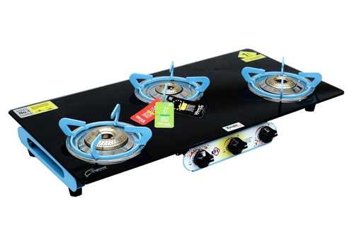 3 BURNER AERO BLACK BLUE