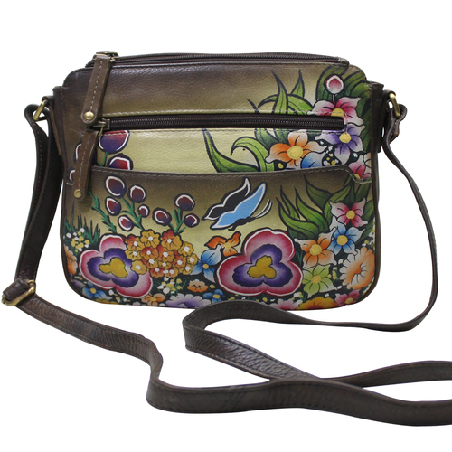 Women Hand Painted Sling Bag