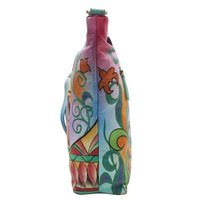 Women Hand Painted Leather Messenger Bag