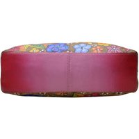 Hand Painted Leather Shoulder Bag