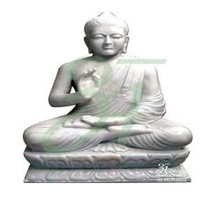 Marble Gautam Buddha Statue